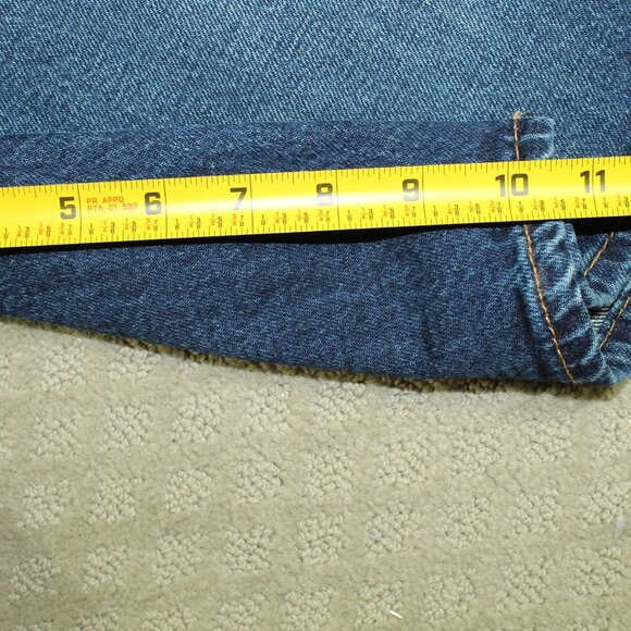 NEW Levis 569 Denim Jeans Shorts Mens 44 Loose Fit Relaxed Bermuda Blue - Picture 6 of 8